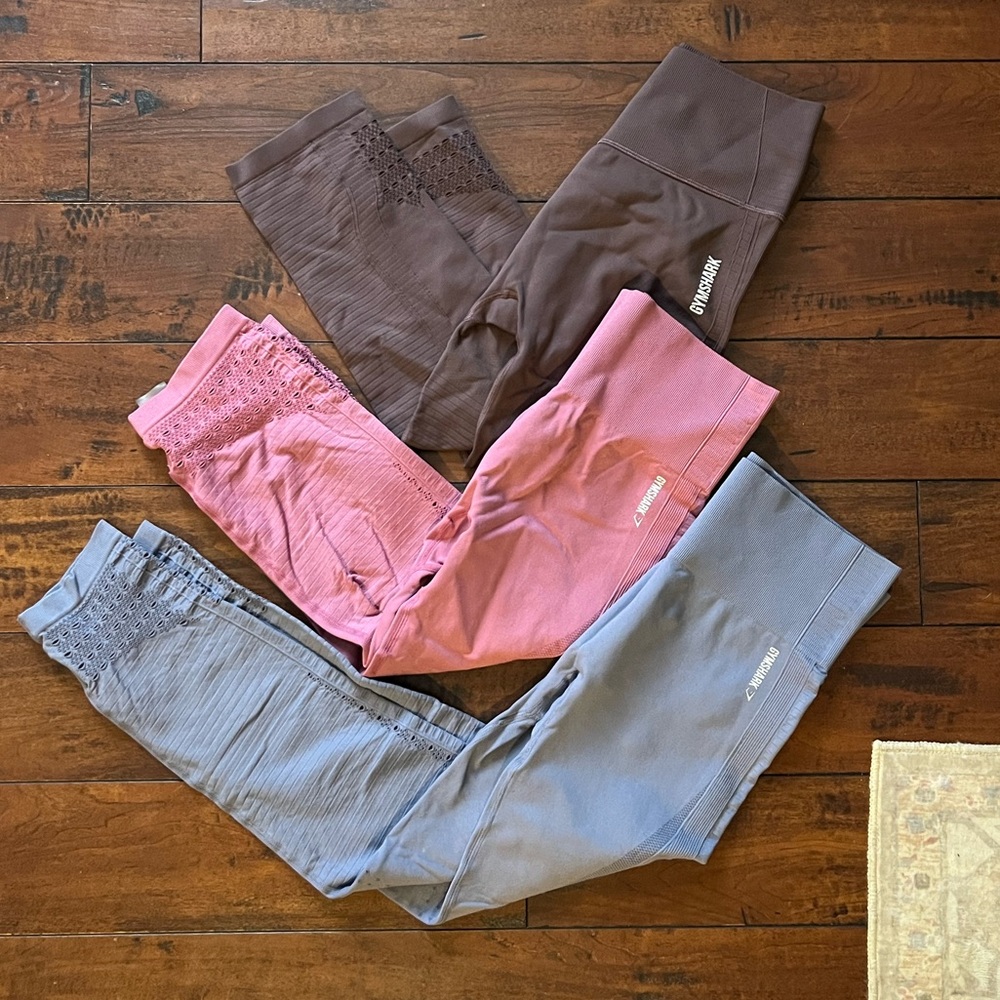 Lot of 3 Gymshark Leggings